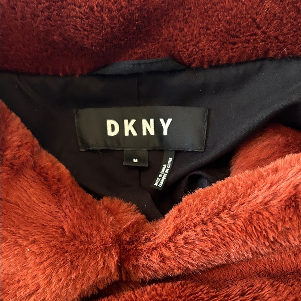 DKNY Warm Cinnamon Teddy Jacket - Picture 2 of 5